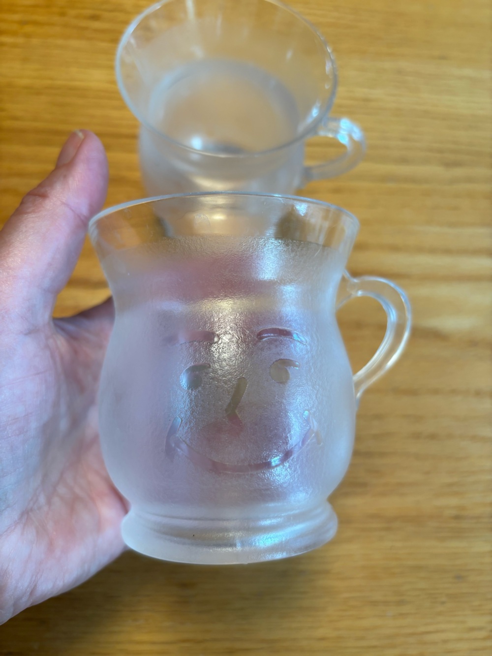 Set of 2 Vintage Kool-Aid Man Plastic Mugs